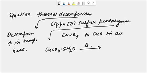 SOLVED 9 Give Word Equations To Represent The Following A Copper II