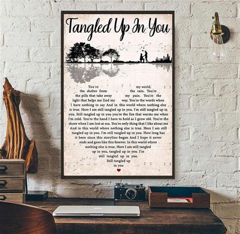 Staind Tangled Up In You Lyrics Posterstaind Tangled Up In Etsy