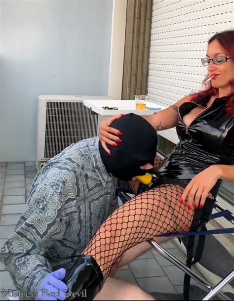 Suck My Strapon And Lick My Boots Human Ashtray Full Hd Mistress Red