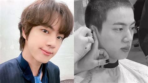 Unseen Footage Of Bts Jin Getting His Military Shave Goes Viral