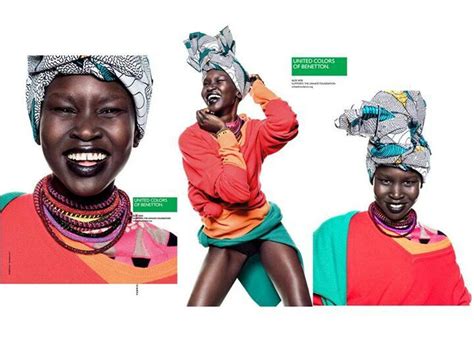 Alek Wek Alek Wek Italian Outfits United Colors Of Benetton African Inspired Photog