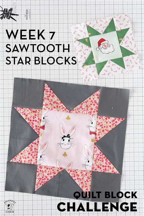 Sawtooth Star Quilt Block Pattern In Multiple Sizes Polka Dot Chair Hot Sex Picture