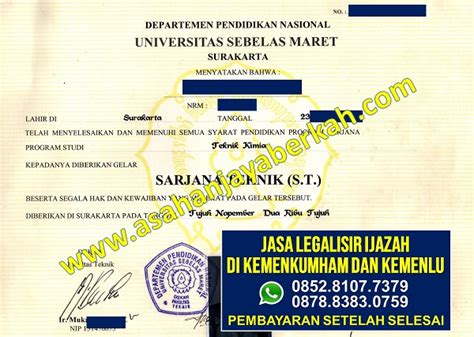 JASA LEGALISIR IJAZAH DI KEMENKUMHAM DAN KEMENLU PT Asahan Jaya Berkah