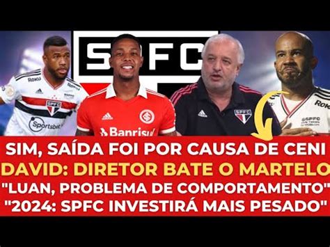 Spfc Bateu O Martelo Por David Revela O Sobre Patrick S O Paulo