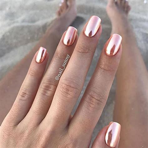 11 Rose Gold Nails Designs To Pair With A Glass Of Rosé