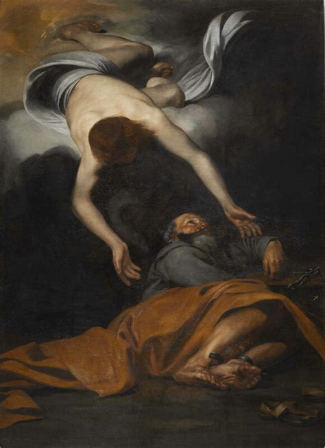 St Peter Released From Prision Ribera Jusepe De Called Spagnoletto