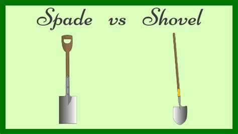 Difference Between Spade And Shovel