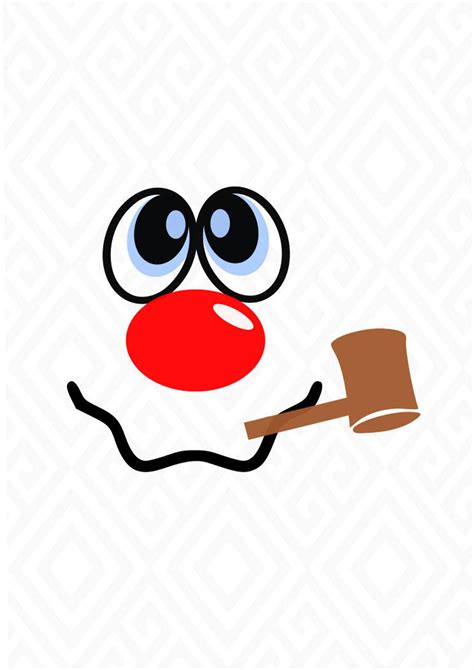 Create The Most Adorable Snowman Face With Cute Snowman Face Svg