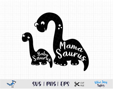 Mamasaurus SVG Baby Dinosaur Svg Mother S Day Svg Mommy Etsy