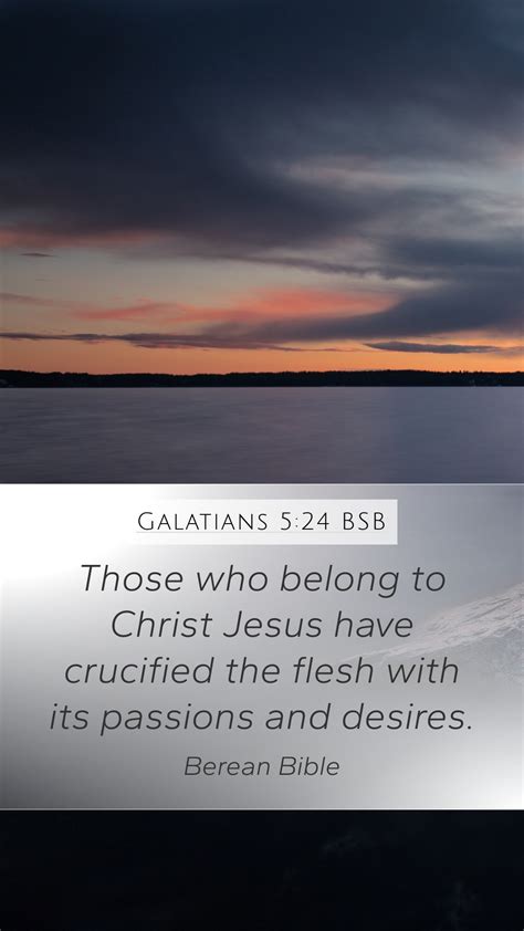 Galatians Bsb Mobile Phone Wallpaper Those Who Belong To Christ