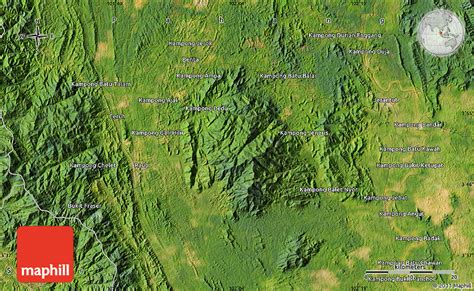 Satellite Map of Raub