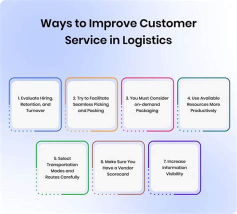 7 Great Ways To Improve Customer Service In Logistics