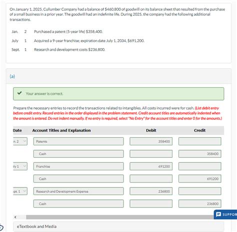 Solved On January Cullumber Company Had A Balance Of Chegg