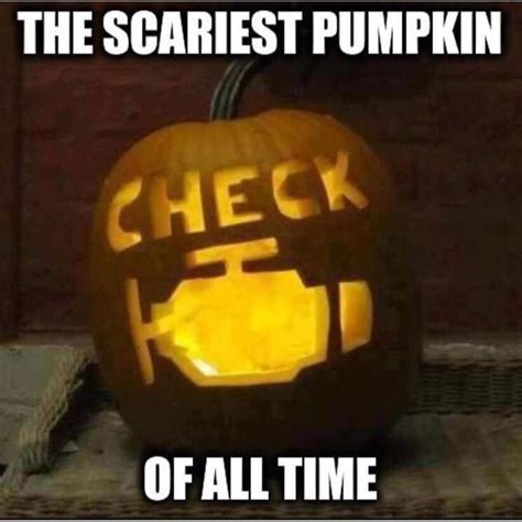 Scary Pumpkin Halloween Funny Car Memes Car Memes Truck Memes