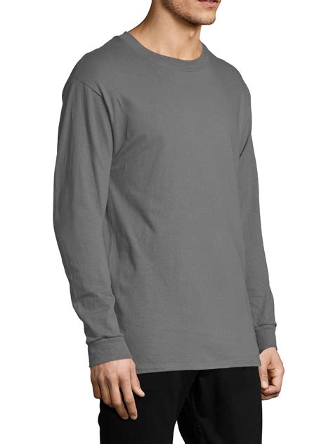 Hanes Mens And Big Mens Comfortsoft Long Sleeve Tee Up To Size 3xl