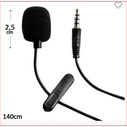 Microfone De Lapela P2 Clip Preto Shopee Brasil