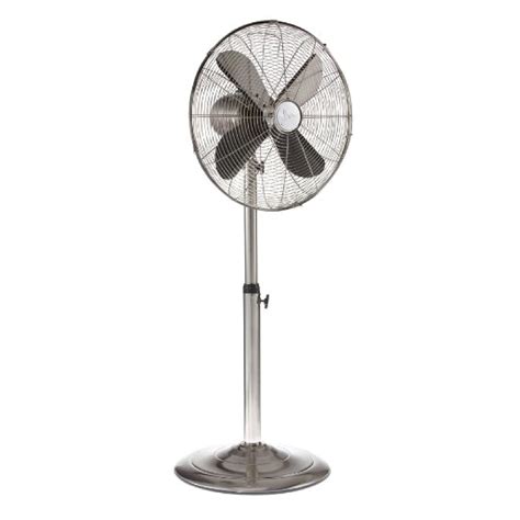 DecoBREEZE Pedestal Standing Floor Fan, Indoor 3-Speed Oscillating Fan ...