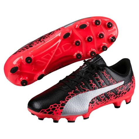 Puma EvoPOWER Vigor 4 Graphic AG Football Boots Black Goalinn