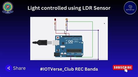 Light Control Using Ldr Iot Project Youtube