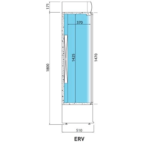 EXPOSITOR REFRIGERADO VERTICAL Infrico ERV 83 Hosteleris