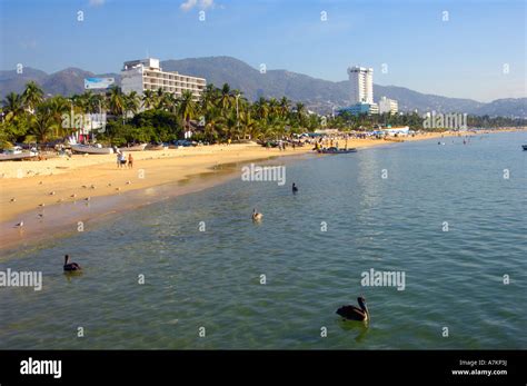 Acapulco Bay In Guerrero State Mexico Stock Photo Alamy