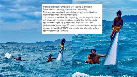 Viral Foto Ayah Selamatkan Anak Anaknya Saat Perahu Tenggelam Di Laut