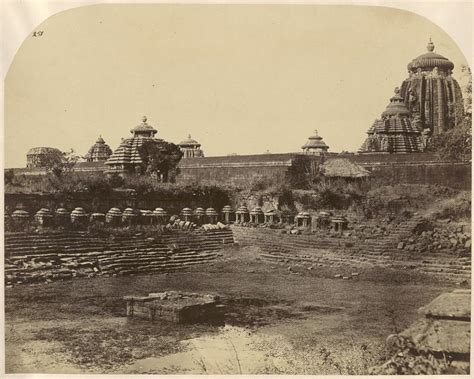 View Of Lingaraja Temple With The Sahasralinga Tank In Foreground