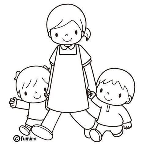 Pinto Dibujos Normalista Con Alumnos Para Colorear