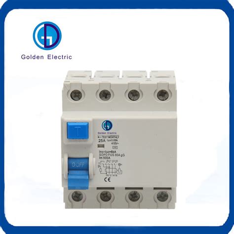 Electromechanic Residual Current Circuit Breaker P P Ma Ma Ma