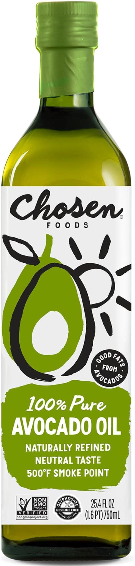 Aceite De Aguacate 100 Puro De Chosen Foods 750 Ml Sin OMG Para