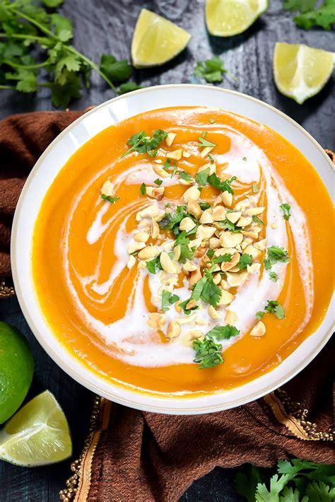 Thai Coconut Curry Butternut Squash Soup Host The Toast