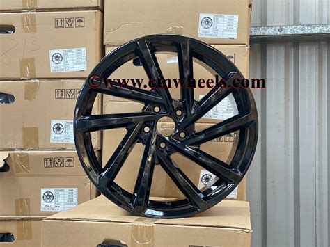 19” Vw Spielberg Style Wheels Full Gloss Black Cmwheels