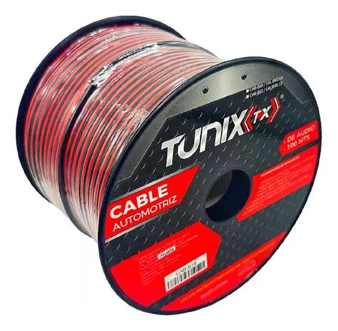 Cable Para Bocina Calibre Bicolor Reforzado Rollo M