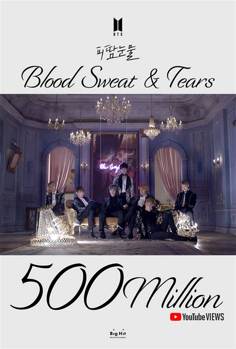 BTS’s “Blood Sweat & Tears” Becomes Their 8th MV To Surpass 500 Million Views | KProfiles Forum ...