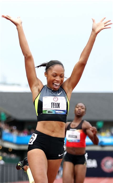 Allyson Felix Usa From Hot Bods Olympics Edition E News