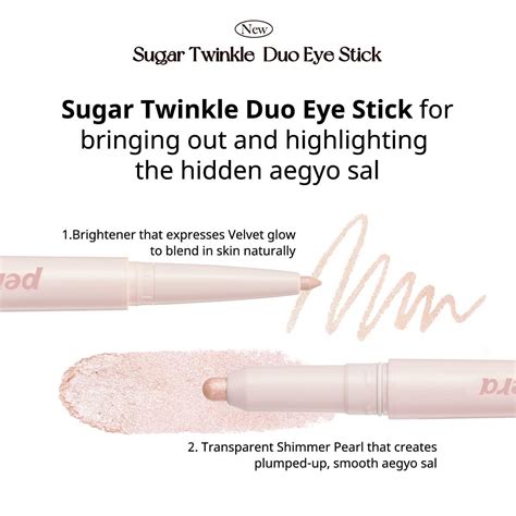 Peripera Sugar Twinkle Duo Eye Stick Dewy Nude