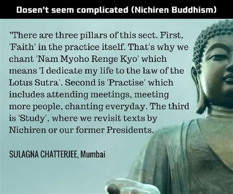 Dosen T Seem Complicated Nichiren Buddhism There Are Three Pillars