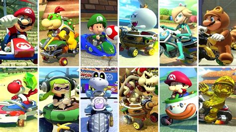 Mario Kart 8 Deluxe All 12 Cups 200cc YouTube