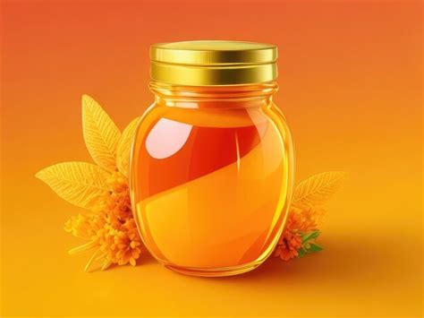 Premium AI Image A Jar Of Pure Honey