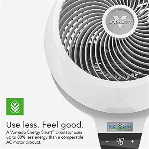 Vornado Dc Energy Smart Medium Pedestal Air Circulator Fan With