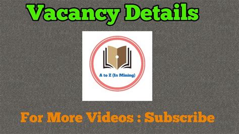 Gmdc Geologist Recruitment In Hindi Geologist Vacancy Youtube