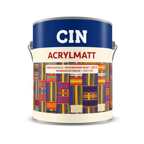 Acrylmatt Tinta Aquosa Mate De Boa Qualidade Tintas Cin