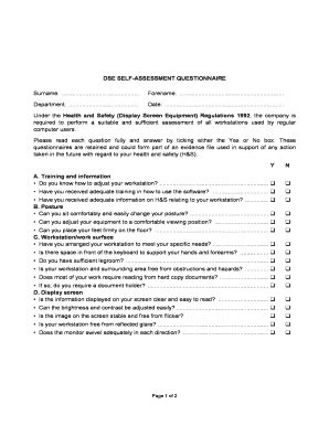 Dse Assessment Form Fill And Sign Printable Template Online