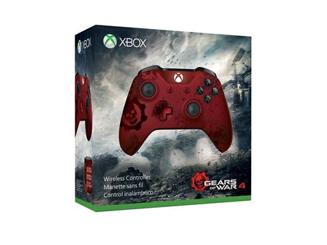 Xbox Wireless Controller Gears Of War 4 Crimson Omen Limited Edition