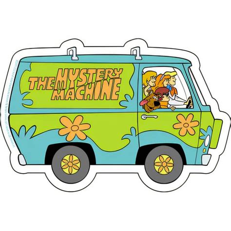 Scooby Doo The Mystery Machine Classic Sticker