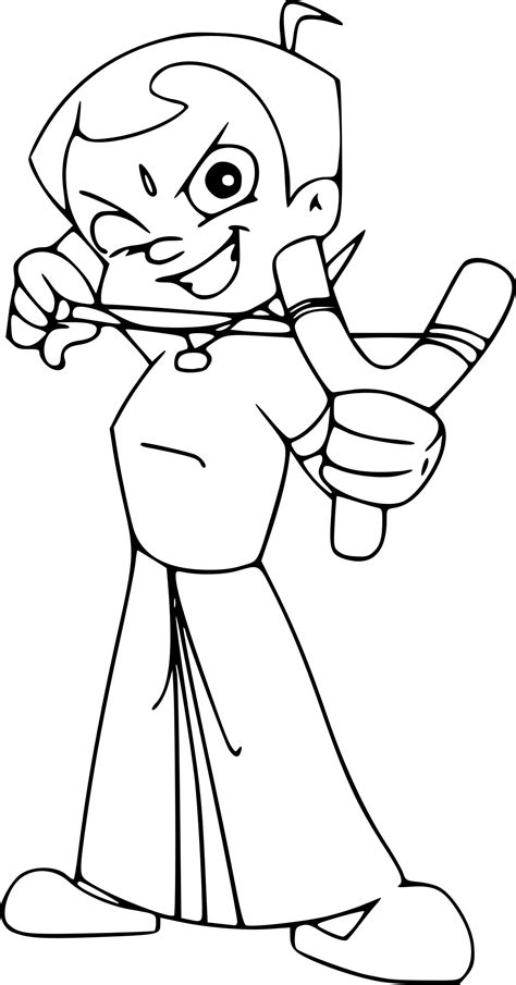 Chhota Bheem Coloring Page Free Printable Coloring Pages On