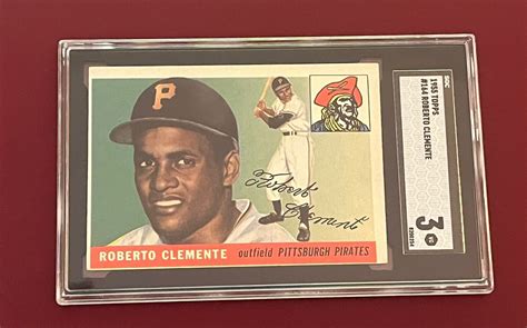 1955 Topps Roberto Clemente 164 RC ROOKIE SGC 3 VG HOF Pittsburgh