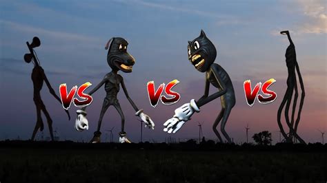 Cartoon Cat And Cartoon Dog Vs Siren Head at Alexander Jarrett blog