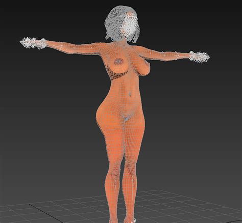 Woman Nude Full Rigged Model TurboSquid 1952991