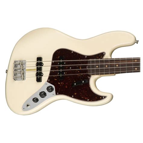 Fender American Original 60s Jazz Bass Rw Olympic White At Gear4music